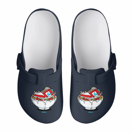 Discover Fruity Pebbles Dunk Sneaker Match Red Fruity Pebbles Bowl3 Slip On Clogs