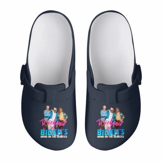 Discover Biden at Weekend Biden at Weekend Abolish Malarkey Abolish Malarkey Slip On Clogs