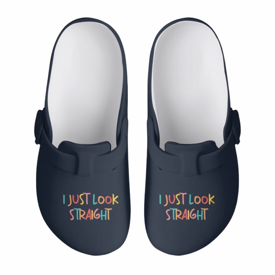Discover I Just Look Straight Slip On Clogs, Queer Slip On Clogs, Lgbtq Gift