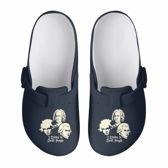 Discover I Listen To Dead People Beethoven Bach Mozart Slip On Clogs