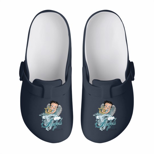 Discover Betty Boop I Believe in Angels Slip On Clogs