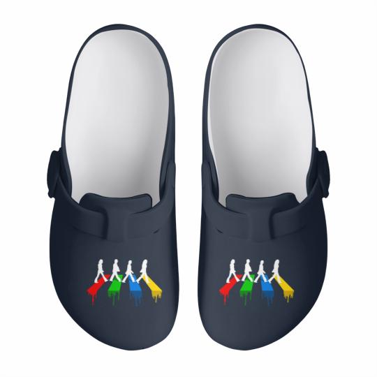 Discover Abbey Road CMYK Street Walk Slip On Clogs