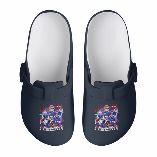 Discover Josh Allen Slip On Clogs, Vintage 90s Josh Allen Style Slip On Clogs, Josh Allen Slip On Clogs
