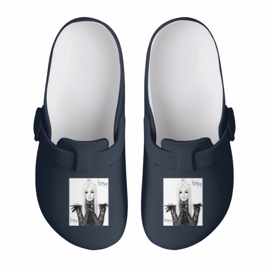 Discover Night of Poppy Slip On Clogs