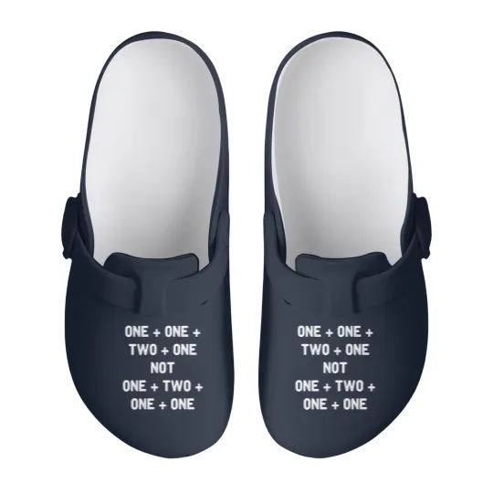 Discover Clue Quote Slip On Clogs