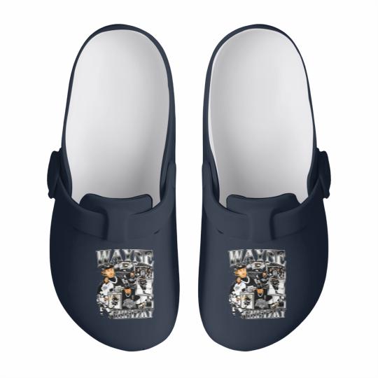 Discover Vintage 90s Graphic Style Wayne Gretzky Slip On Clogs, Wayne Gretzky Slip On Clogs