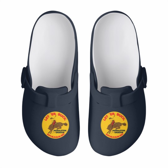 Discover Vintage Rodeo Let Er Buck Pendleton Oregon1925 00463 Slip On Clogs