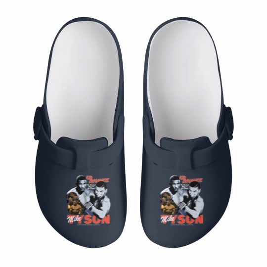Discover Mike Tyson Vintage Kid Dynamite Bootleg Style Slip On Clogs