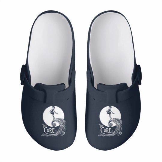 Discover The Cure Slip On Clogs - Skellington Band Slip On Clogs