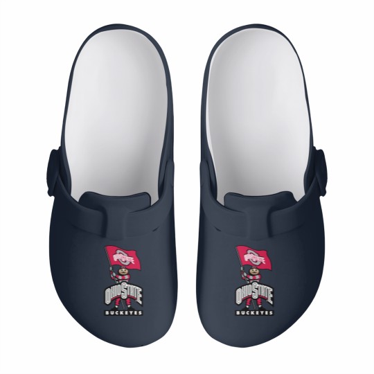 Discover Buckeyes Mascot Slip On Clogs