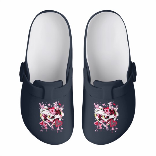Discover Hazbin Hotel Angel Dust Slip On Clogs