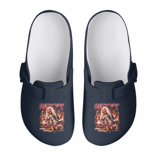 Discover Sexyy Red Singer Slip On Clogs, Sexyy Red Bootleg Slip On Clogs, Retro Sexyy Red Slip On Clogs For Fan