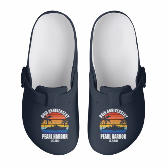 Discover Pearl Harbor Anniversary Sunset Slip On Clogs