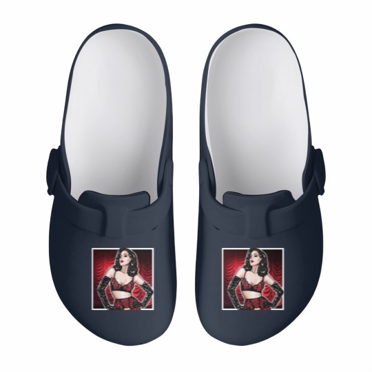 Discover Celebrating the icons - Dita Von Teese (red version) Slip On Clogs