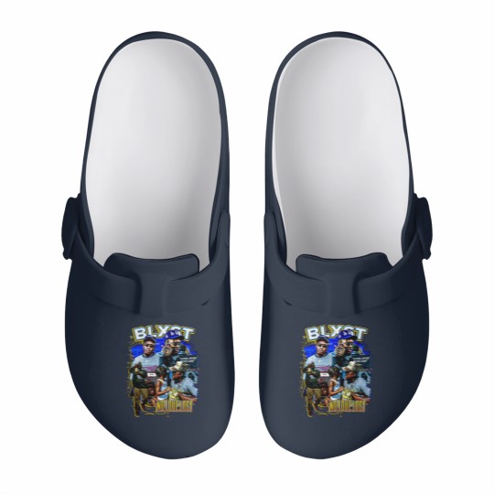 Discover BLXST 90s Vintage Bootleg Style Rap Slip On Clogs