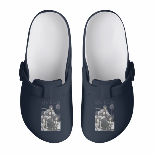 Discover Queen Freddie Mercury Brian May Band Vintage Slip On Clogs