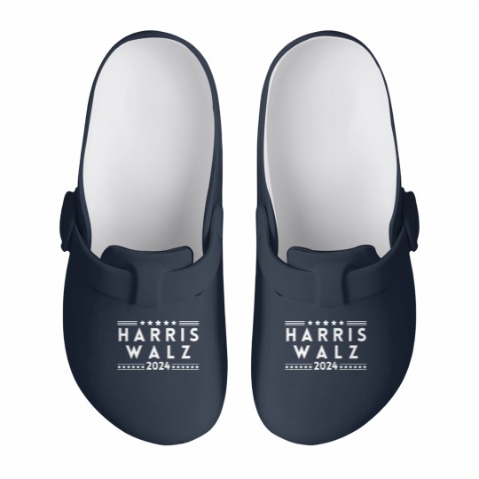 Discover Harris Walz 2024 | Kamala Harris Tim Walz Slip On Clogs