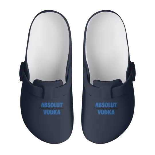 Discover Absolut Vodka Logo Slip On Clogs