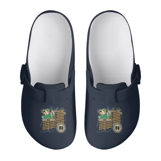 Discover Vintage 90s ND University Crewneck Slip On Clogs