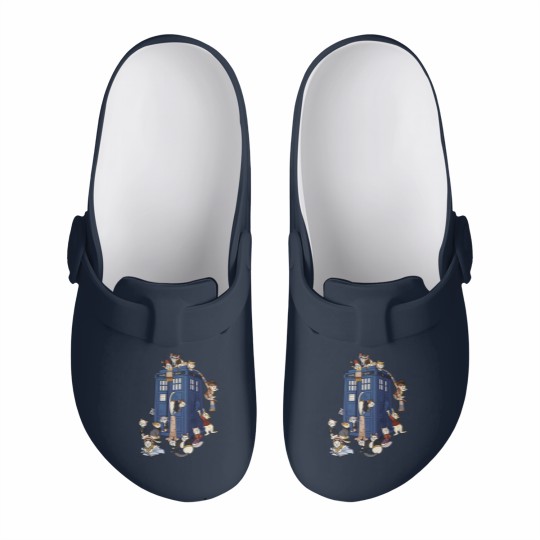 Discover Doctor Cat Slip On Clogs, Doctor Who Slip On Clogs, Time Lord Slip On Clogs