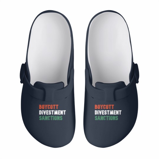Discover Bds (Boycott Divestment Sanctions) Slip On Clogs