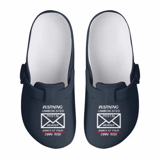Discover Funny Postal Worker Gift - Slip On Clogs