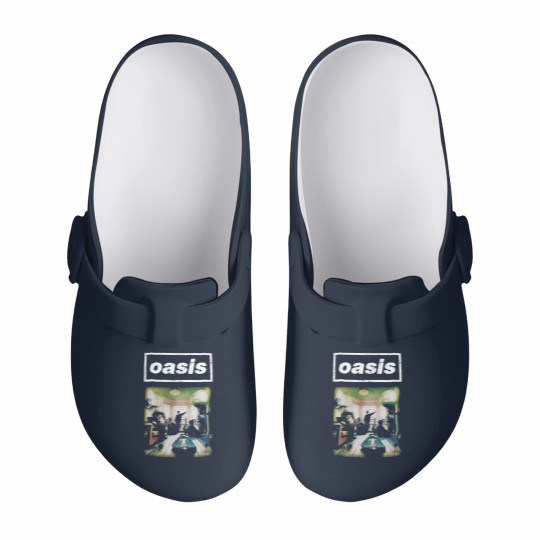 Discover classic rock 90's &&oasis-OAsis&&oasis-OAsis&&oasis-OAsis&&amp Slip On Clogs