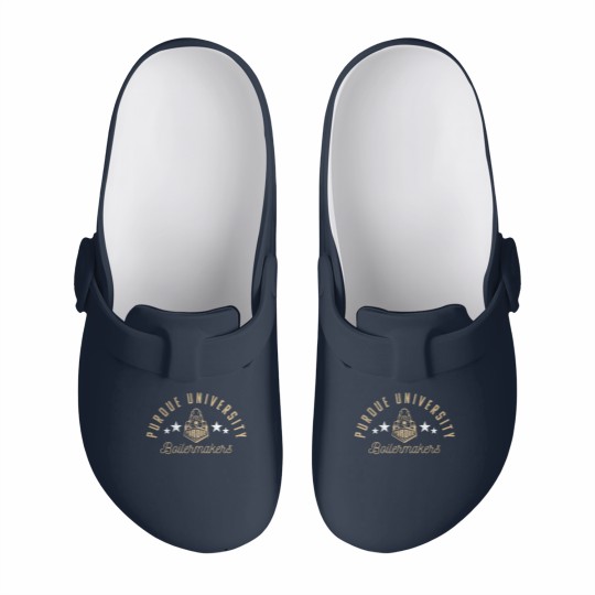 Discover purdue university boilermakers logo Slip On Clogs