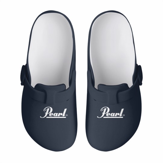 Discover Pearl Drum Logo Slip On Clogs