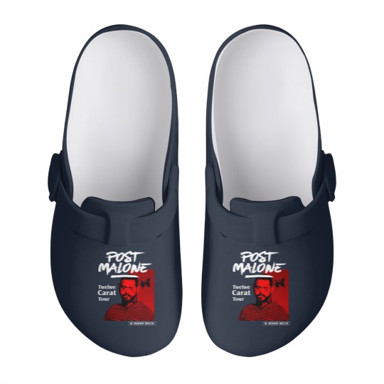 Discover Post Malone Vintage Graphic Slip On Clogs, Post Malone Slip On Clogs, Post Malone Merch, Post Malone Graphic Slip On Clogs