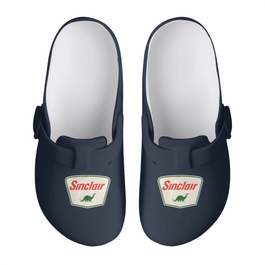 Discover Sinclair Oil vintage logo Slip On Clogs