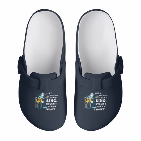 Discover guitar lover just because i can't sing doesn't mean i won't Slip On Clogs