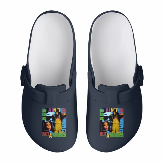 Discover Aaliyah Slip On Clogs - Age Ain't Nothing But A Number vntg rap Slip On Clogs 90s 2000's rnb