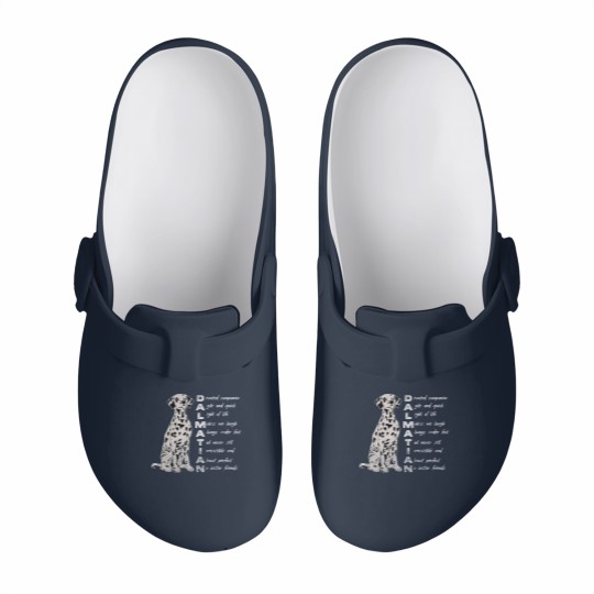 Discover Dalmatian Pet Meaning Dalmatian Mom Dalmatian Dad Distressed Slip On Clogs