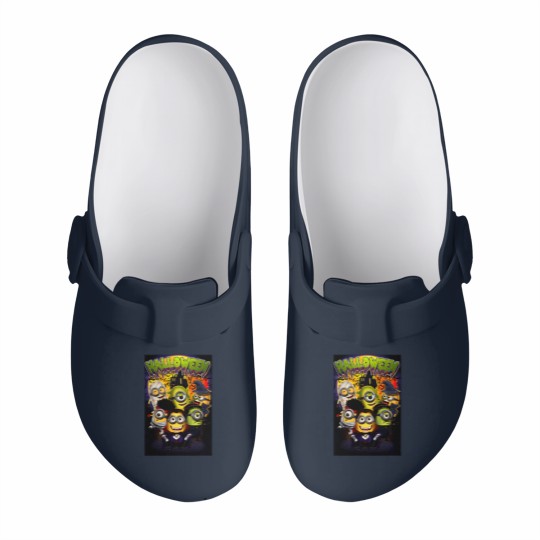 Discover Unisex Halloween Minions Jersey Short Sleeve Slip On Clogs