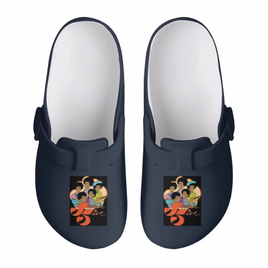 Discover Vintage Jackson 5 70s Cartoon Retro Vintage Style Distressed Slip On Clogs