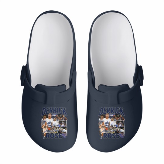 Discover Derrick Rose Slip On Clogs - Derrick Rose - Retro American Basketball Slip On Clogs