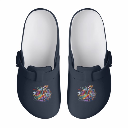 Discover Native American Grass Dancer Slip On Clogs