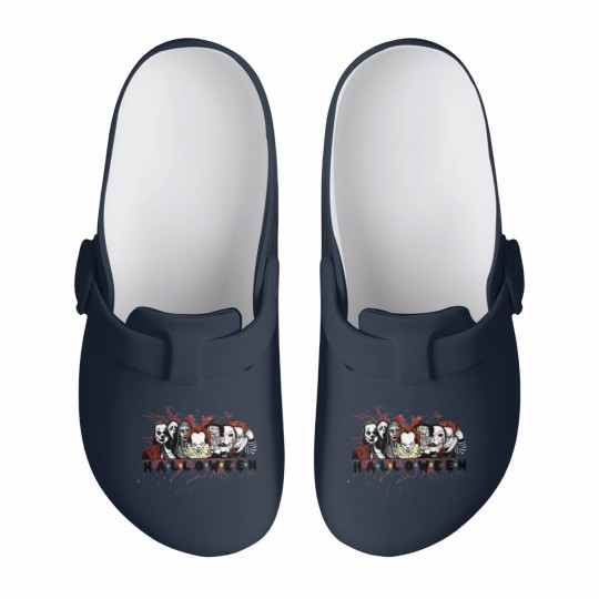 Discover Halloween Horror Slip On Clogs, Halloween Horror Movie Slip On Clogs, Scary Halloween Slip On Clogs