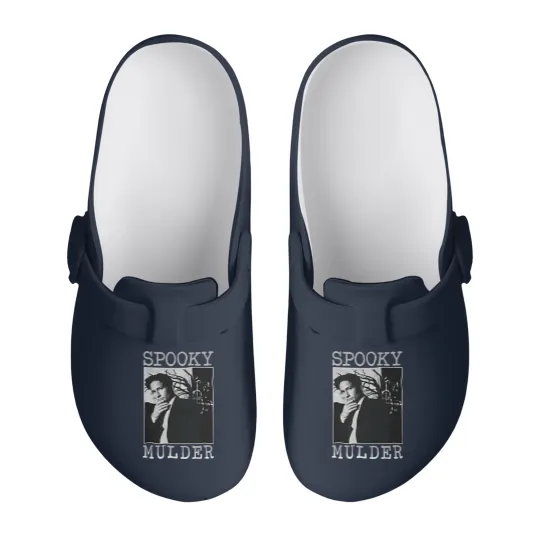 Discover The X Files Spooky Mulder Slip On Clogs, The X Files Slip On Clogs