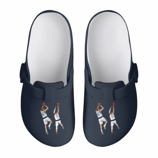 Discover Luka Doncic x Dirk Nowitzki Slip On Clogs