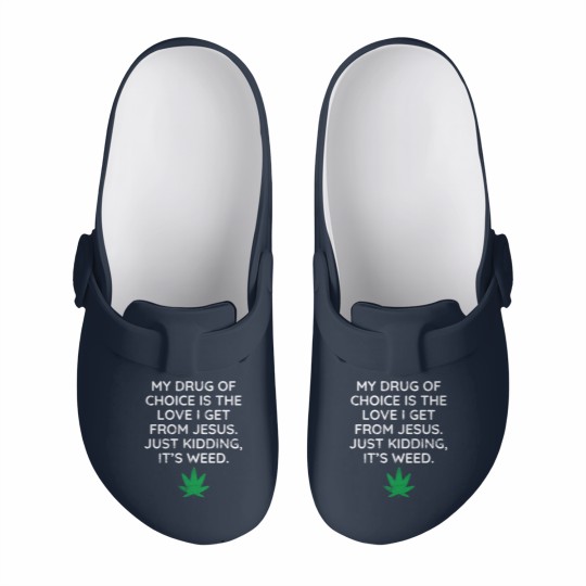 Discover Weed Joke Weed Design Slip On Clogs