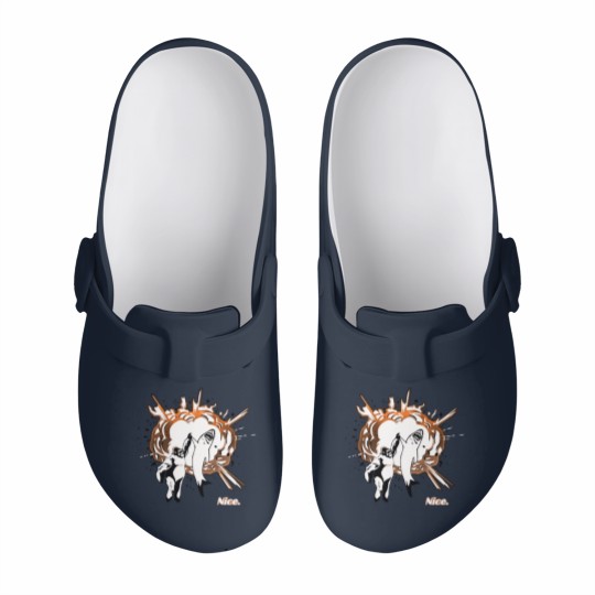 Discover Shark Gorilla Nice High Five Slip On Clogs