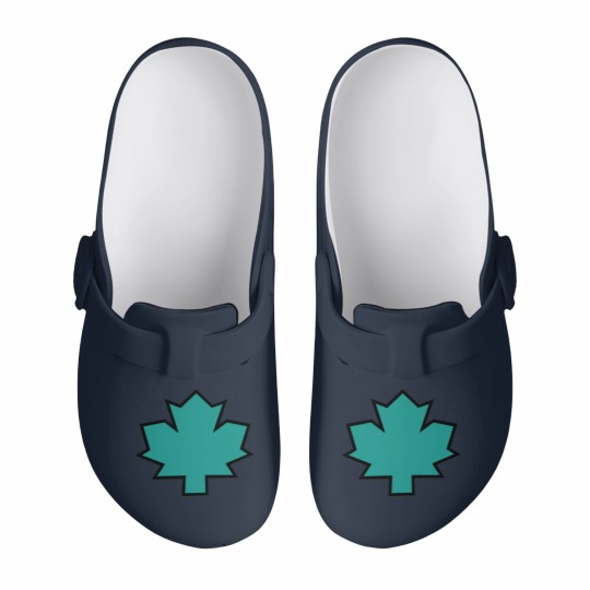 Discover Total Drama Island Owen Maple Leaf Emblem Classic Slip On Clogs