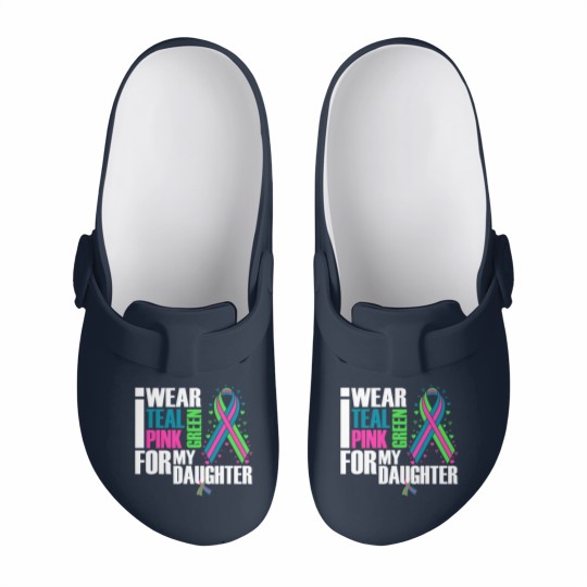 Discover Metastatic Breast Cancer Ribbon Daughter Cancer Awareness Slip On Clogs