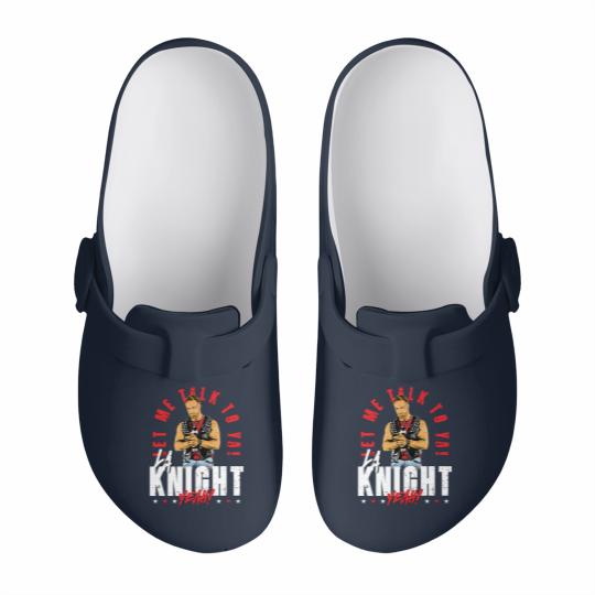 Discover LA Knight Let Me Talk To Ya Slip On Clogs