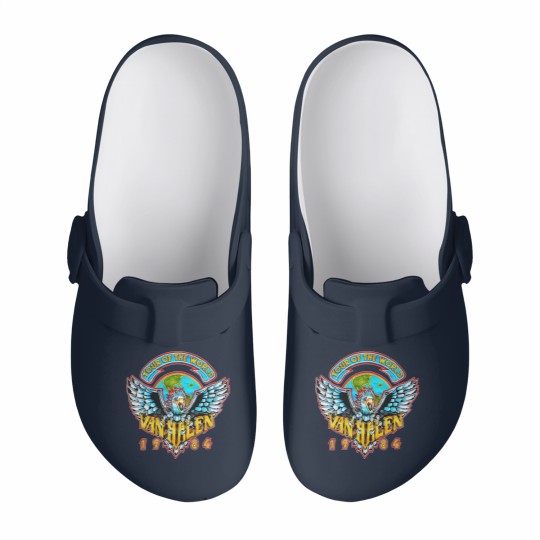 Discover VAN TOUR HALEN 1984 Slip On Clogs