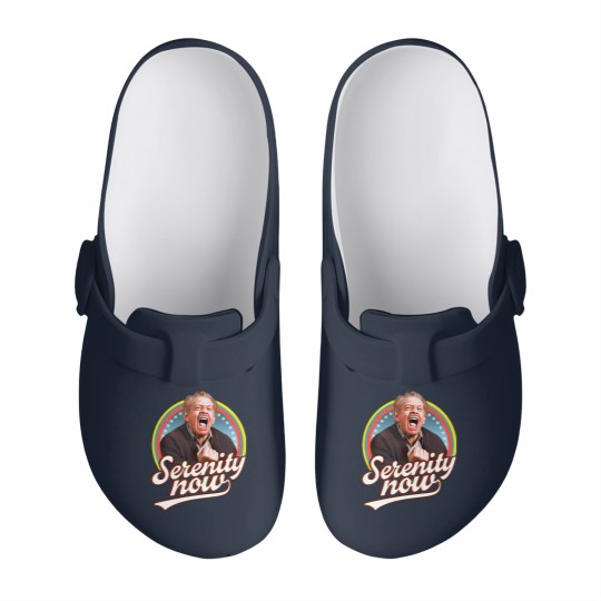 Discover Serenity Later Serenity Now Slip On Clogs