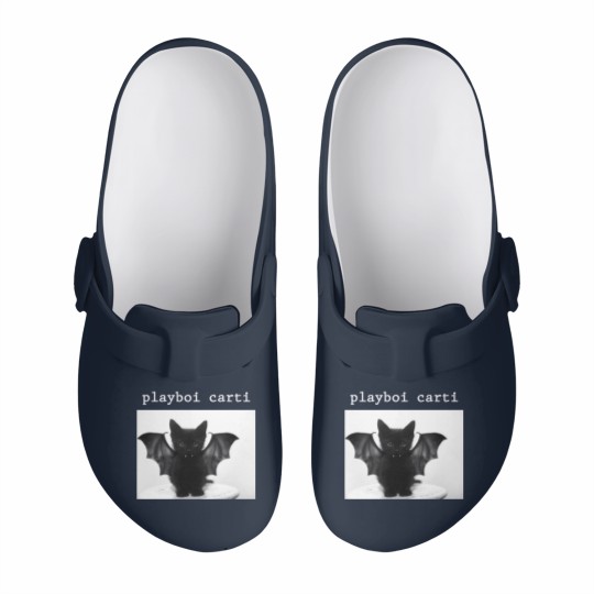 Discover Playboi Carti Cat Slip On Clogs, Playboi Carti Meme Slip On Clogs