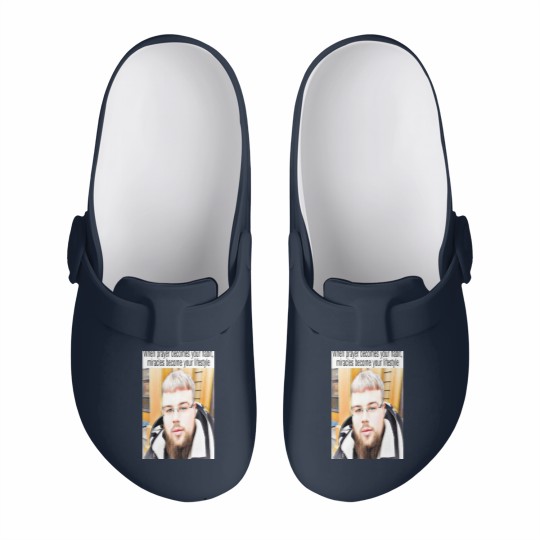 Discover (joeyy) when prayer becomes your habit, miracles become your lifestyle Long Slip On Clogs